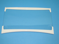 Полка стеклянная с обрамлением